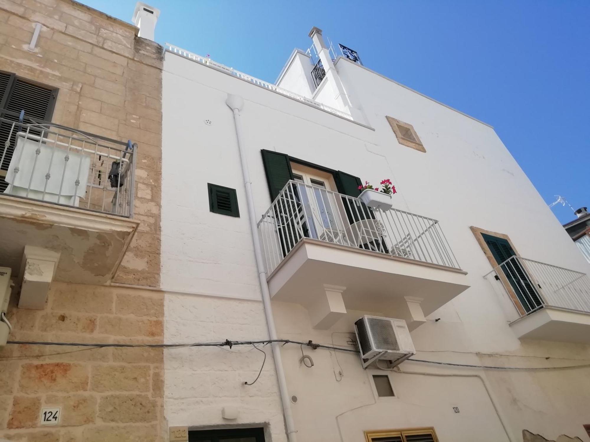 Апартаменты El-Mar Locazione Turistica House With Exclusive Terrace Полиньяно-а-Маре Экстерьер фото