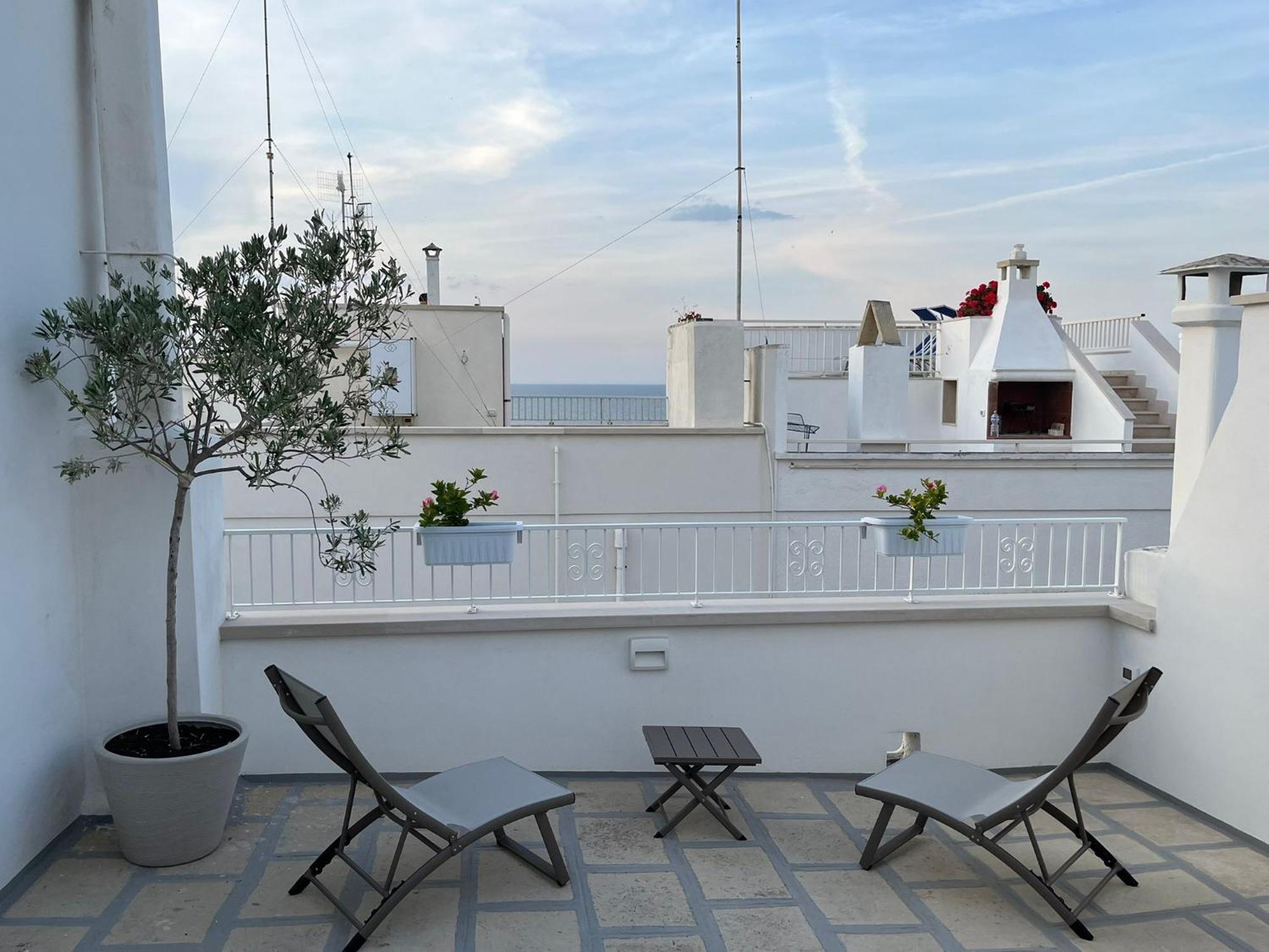 Апартаменты El-Mar Locazione Turistica House With Exclusive Terrace Полиньяно-а-Маре Экстерьер фото