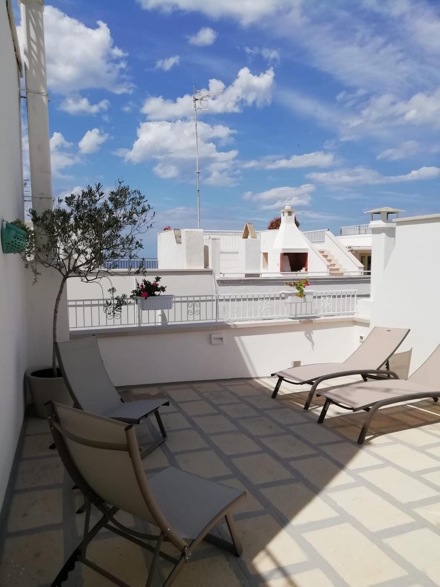 Апартаменты El-Mar Locazione Turistica House With Exclusive Terrace Полиньяно-а-Маре Экстерьер фото